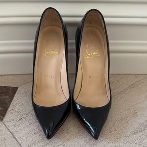 Christian Louboutin Black Patent Leather Heels